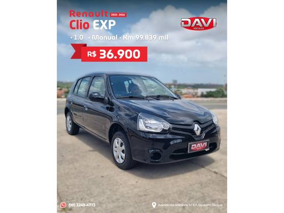RENAULT CLIO 1.0 EXPRESSION 16V FLEX 4P MANUAL